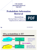 Probabilistic Information Retrieval