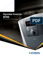 Hyundai Inverter N700 Powerful Control Solution