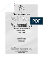 X Maths Me N Mine Sol PDF