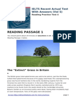 Reading Passage 1: IELTS Recent Actual Test With Answers (Vol 5)