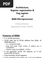 Architecture, Register Organization and Flag Register of 8086 Microprocessor