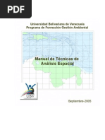 Manual de Técnicas Análisis Espacial para el Gestor Ambienta