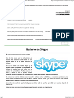 Cursos de Italiano en Skype _ Clases de Italiano Online _ Parloitaliano