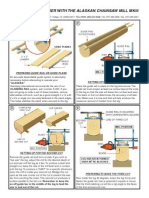 Making Lumber With The Alaskan Chain Sawmill