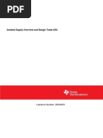 Isolated Supply Overview and Design Trade-Offs: Literature Number: SNVA603