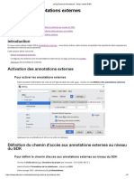 Utilisation D'annotations Externes