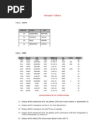 SQL Assignements