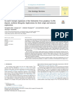 Ore Geology Reviews: A A A B B C