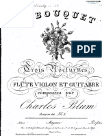 (Clarinet Institute) Blum, Carl Wilhelm - La Rose For FL, VLN, GTR, Op.64, No. 1