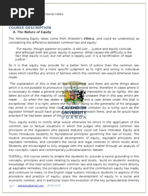 equity personal notes.docx