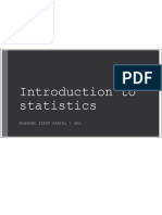 Introduction To Statistics: Mohamed Izfat Danial - 4K6