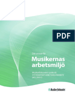 Ditt Ansvar For Musikernas Arbetsmiljo