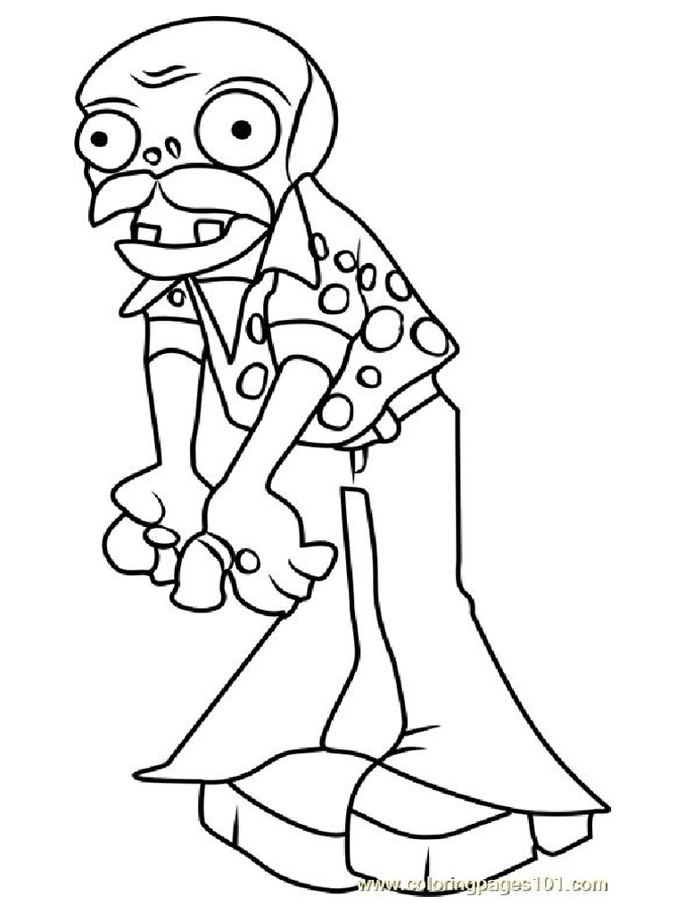 Plants Vs Zombies Coloring Pages Pdf