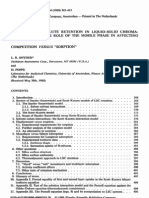 Liquid Solid Chromatography Mechanism of Retention