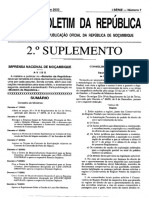 Decreto - 1 - 2003 - Altera o Artigo 20 e 39 Do Regulamento Da Lei de Terras