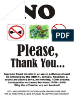 Confronting Noise Pollution Posters