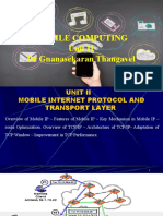 Mobile Computing Unit II DR Gnanasekaran Thangavel