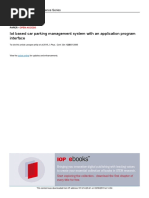 Iot Based Car Parking Management System With An Ap PDF