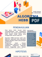 Algoritma Hebb Rule - Jaringan Syaraf Tiruan
