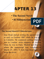 The Second Novel: El Filibusterismo