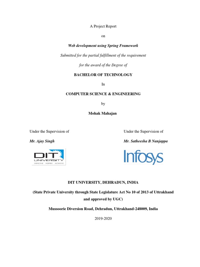 Internship Report | PDF | Java Server Pages | Eclipse (Software)