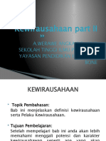 Kewirausahaan Part II