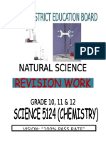 Kitwe District Chemistry G 10 11 12 Science & Pure Cover