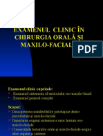 Curs 2 Examenul Clinic in Chirurgia OMF - CORECT 2014