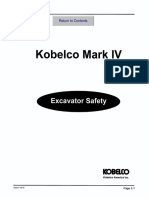 Kobelco Mark IV Safety Precautions