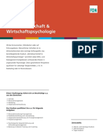 Factsheets - Bachelor of Science B SC Betriebswirtschaft Und Wirtschaftspsychologie 2 PDF