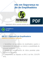 Treinamento em Segurança para Operação de Empilhadeira