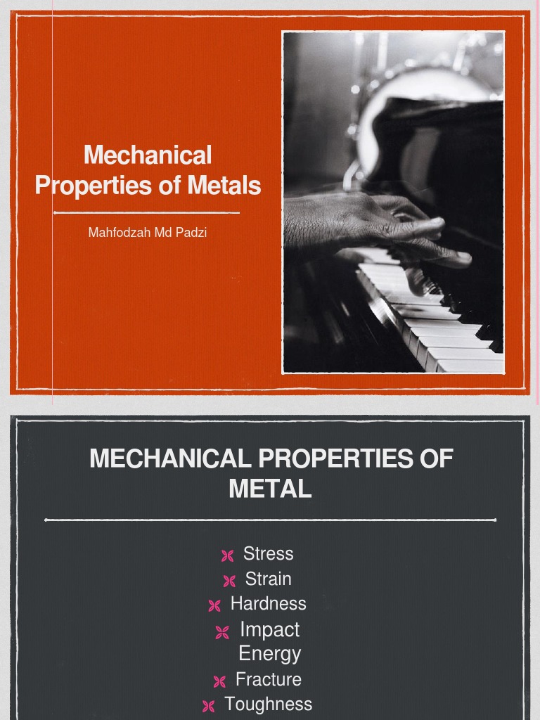 Mechanical Properties of Metals Explained | PDF | Deformation ...