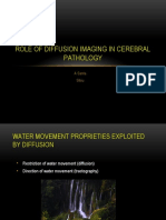 Role of Diffusion Imaging in Detecting Cerebral Pathology