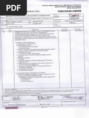 Purchase order