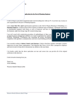 Wazeem Planning Engineer CV PDF