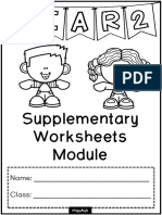 Year 2 Supplmentary Worksheet Module