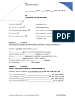 REP8 - Unit 8 - B - Short Test - Grammar PDF