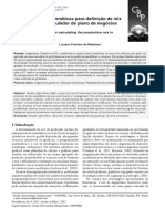 Uso de Algoritmos Genéticos para Definição de Mix de Produção em Simulador de Plano de Negócios PDF