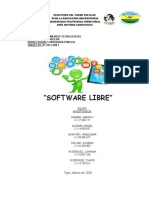 Trabajo Herramientas Tecnologicas. Software Libre