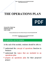 The Operations Plan: Nawawi Hj. Mohd Jan Rahimah Sarmidy Sodri Ariffin