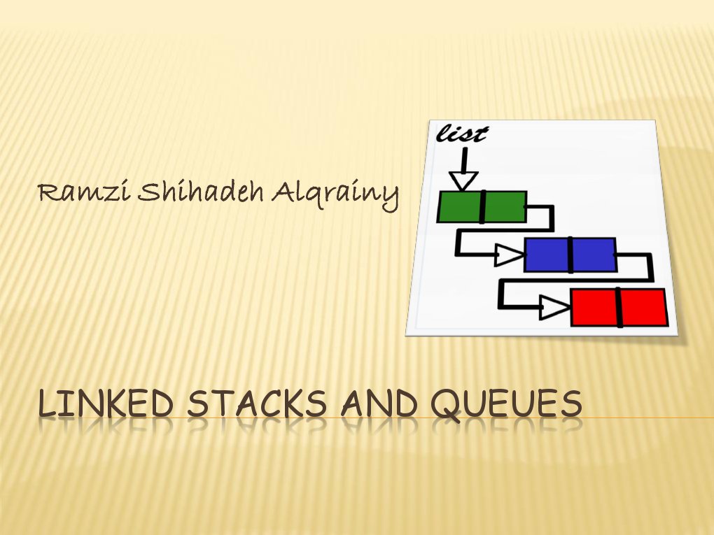Linked Stacks and Queues | PDF | Computers