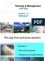 Coastal Planning Management-Lesson3-Metocean