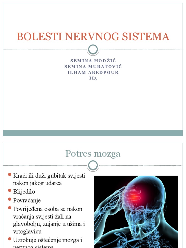 Bolesti Nervnog Sistema | PDF