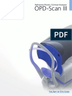 OPD-Scan III: Refractive Power / Corneal Analyzer