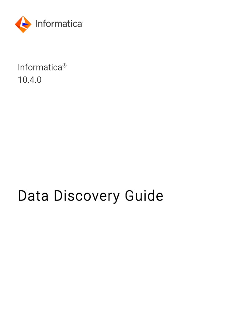 IN 1040 DataDiscoveryGuide en PDF | PDF | Trademark | Copyright