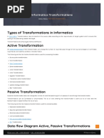 Informatica Transformations