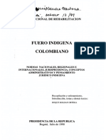 Fuero indigena Colombia -Roldán