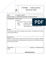 FORM EVALUASI KEGIATAN - Rosidatull