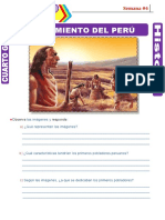 Poblamiento Del Perú para Cuarto Grado de Primaria