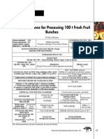 Balance de Masa para El Procesamiento de 100 T RFF